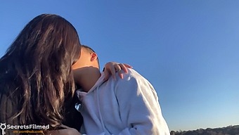 340px x 192px - High-definition - Cumshot and facial cumshot in a public park with blonde  and brunette - XXXNX